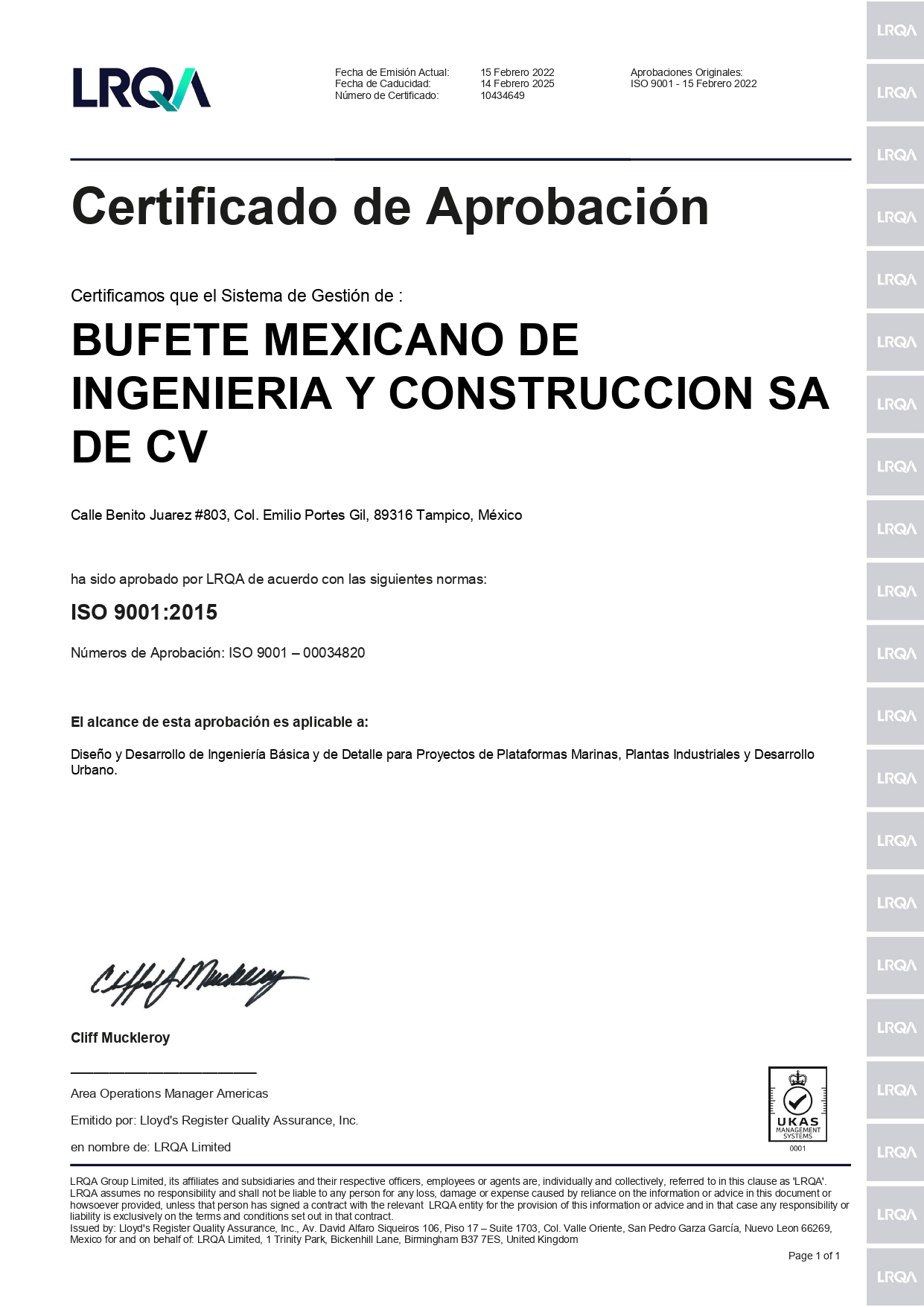 Certificado